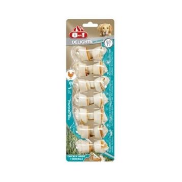 8in1 7x84 gr Xsmall Delights Pro Dental Tavuk Düğümlü Köpek Kemik Ödülü