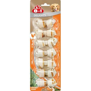 8in1 Delights Bones Tavuklu 84 gr Köpek Ödül Kemiği
