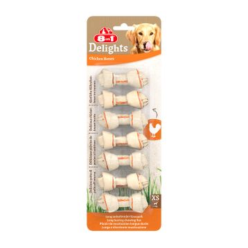 8in1 Delights Bones Tavuklu 84 gr Köpek Ödül Kemiği