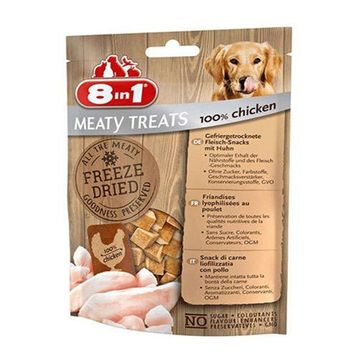 8in1 Freeze Dried 50 gr Tahılsız Tavuk Ve Havuçlu Kurutulmuş Köpek Ödülü