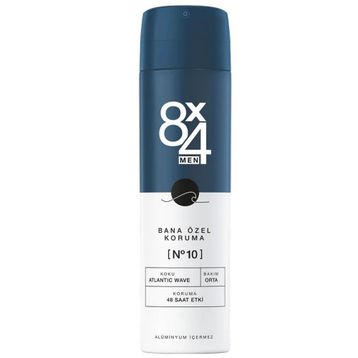 8x4 No.10 Atlantic Wave 150 ml Erkek Sprey Deodorant