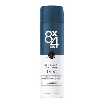 8x4 No.10 Atlantic Wave 150 ml Erkek Sprey Deodorant