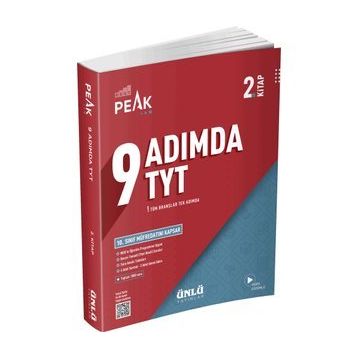 9. Sınıf 9 Adımda TYT Peak 2. Kitap Soru Bankası - Ünlü Yayınları