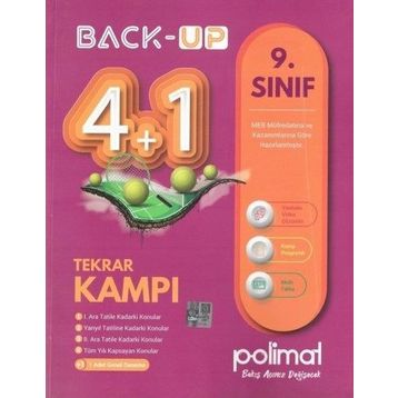 9. Sınıf Back Up 4+1 Kamp Kitabı Polimat Yayınları