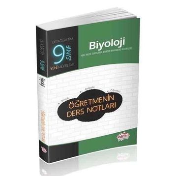 9. Sınıf Biyoloji Öğretmenin Ders Notları Editör Yayınları