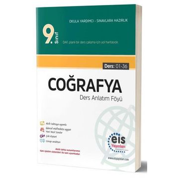 9. Sınıf Coğrafya Daf Ders Anlatım Föyleri 1 - 36 Eis Yayınları