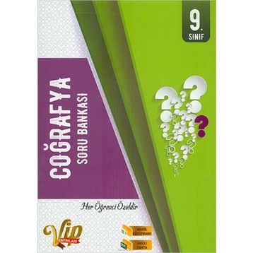 9. Sınıf Coğrafya Soru Bankası Vip Yayınları