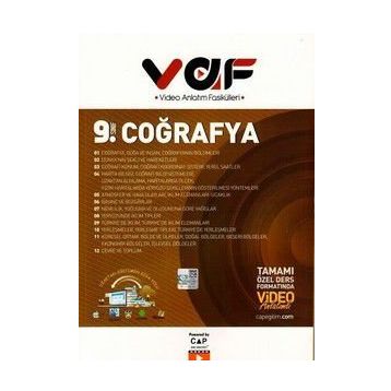 9. Sınıf Coğrafya VAF Serisi-Çap Yayınları