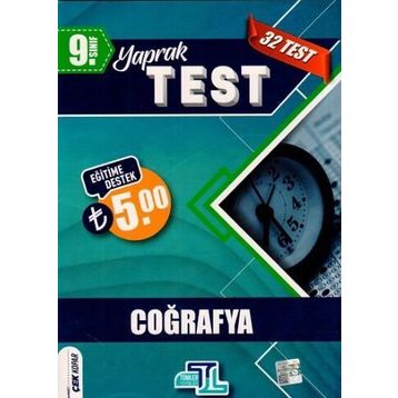 9. Sınıf Coğrafya Yaprak Test-Tümler Yayınları