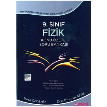 9. Sınıf Fizik Konu Özetli Soru Bankası Esen Yayınları