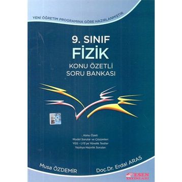 9. Sınıf Fizik Konu Özetli Soru Bankası Esen Yayınları