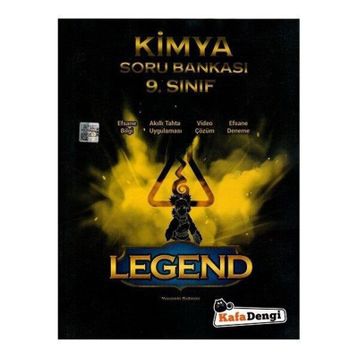 9. Sınıf Kimya Legend Soru Bankası-Kafa Dengi Yayınları