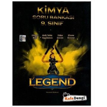 9. Sınıf Kimya Legend Soru Bankası-Kafa Dengi Yayınları