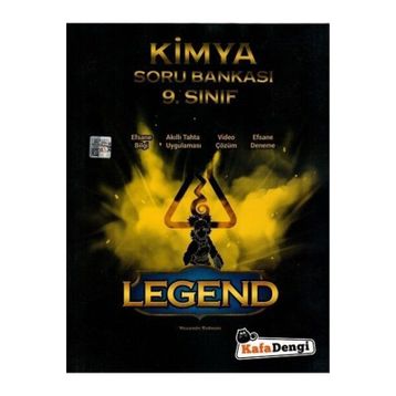 9. Sınıf Kimya Legend Soru Bankası-Kafa Dengi Yayınları