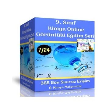 9. Sınıf Kimya Online Görüntülü Eğitim Seti