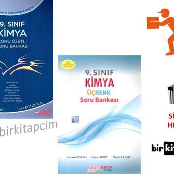 9. Sınıf Kimya Üçrenk Soru Bankası ve Konu Özetli Soru Bankası Fırsat Seti-Esen Yayınları