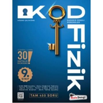 9. Sınıf Kod Fizik Kazanım Odaklı Denemeleri Kafa Dengi Yayınları