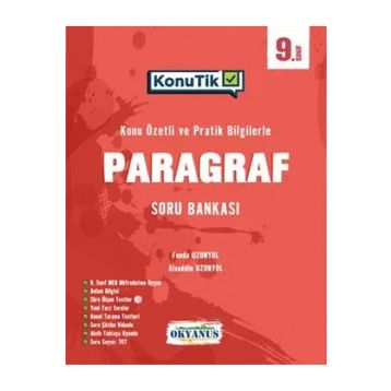 9. Sınıf Konu Tik Paragraf Soru Bankası