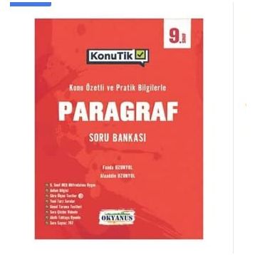 9. Sınıf Konu Tik Paragraf Soru Bankası