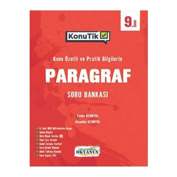 9. Sınıf Konu Tik Paragraf Soru Bankası