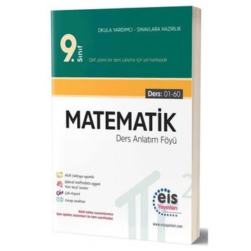 9. Sınıf Matematik Daf Ders Anlatım Föyleri-Eis Yayınları