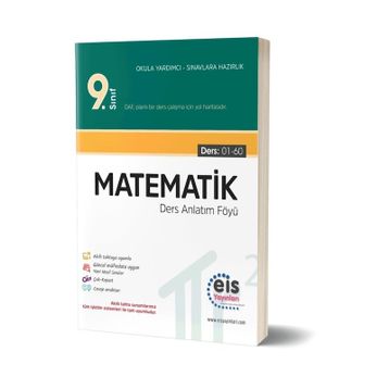 9. Sınıf Matematik Daf Ders Anlatım Föyleri-Eis Yayınları