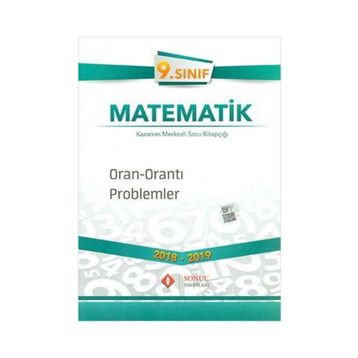 9. Sınıf Oran Orantı Problemler Sonuç Yayınları