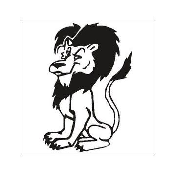 90 cm Aslan Alaska Folyo Sticker