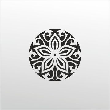 90 cm Çiçek Deseni Folyo Sticker