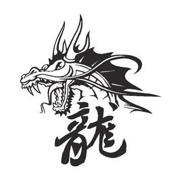 90 cm Ejderha Folyo Sticker