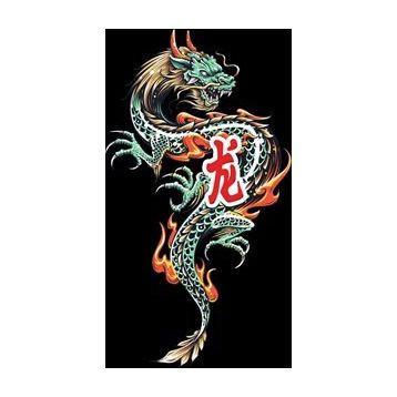 90 cm Ejderha Folyo Sticker