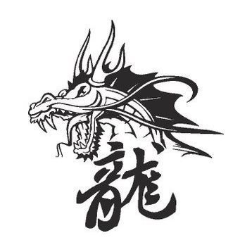 90 cm Ejderha Folyo Sticker