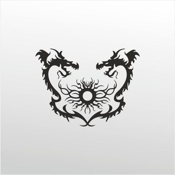 90 cm Ejderhalar Folyo Sticker