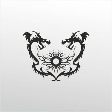 90 cm Ejderhalar Folyo Sticker