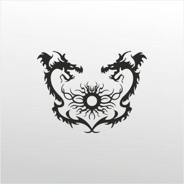 90 cm Ejderhalar Folyo Sticker