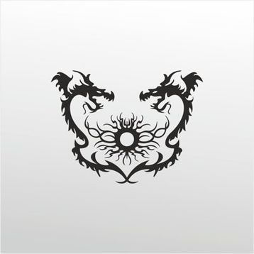90 cm Ejderhalar Folyo Sticker