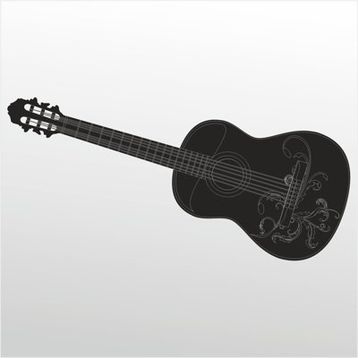 90 cm Gitar Folyo Sticker