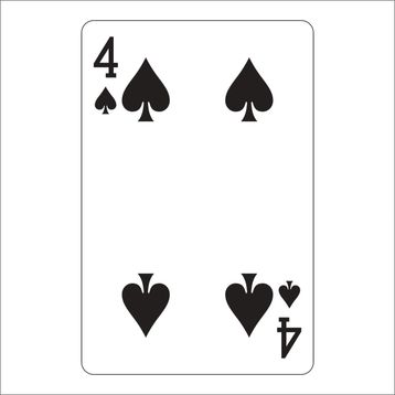 90 cm İskambil Kağıdı Folyo Sticker