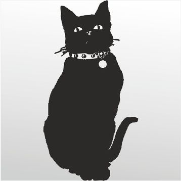 90 cm Kedi Folyo Sticker