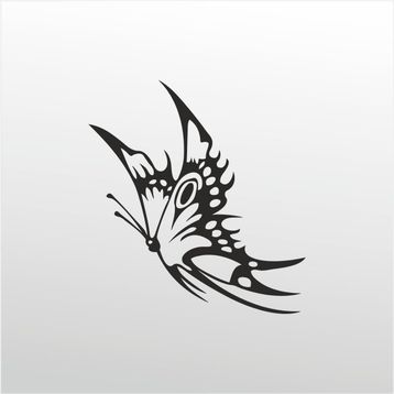 90 cm Kelebek Folyo Sticker
