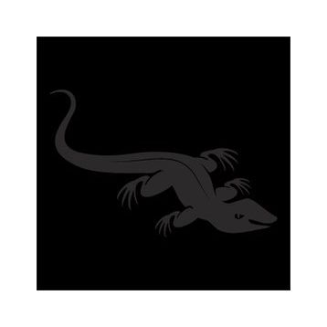 90 cm Kertenkele Folyo Sticker