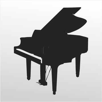 90 cm Piyano Folyo Sticker