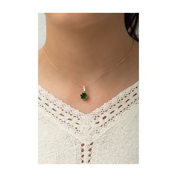 925 Ayar Gümüş Lotus Çiçeği Kolye