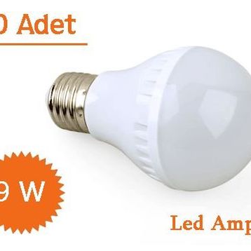 9w 10 Adet Enerji Tasarruflu Led Ampul