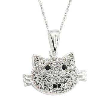 A.C Silvers Kedi Kadın Gümüş Kolye