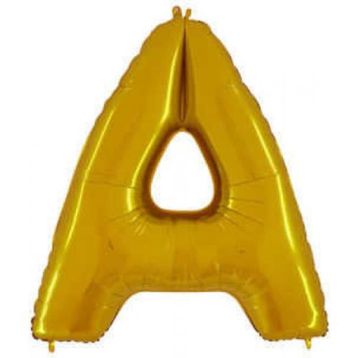 A Harf Altın 100 cm Folyo Balon