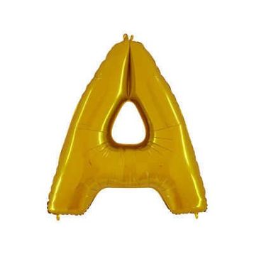 A Harf Altın 100 cm Folyo Balon