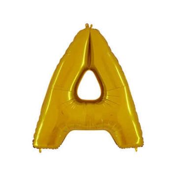 A Harf Altın 100 cm Folyo Balon