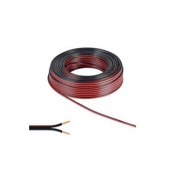 A-Link 2x0.75 mm Yassı Kordon Siyah Kablo