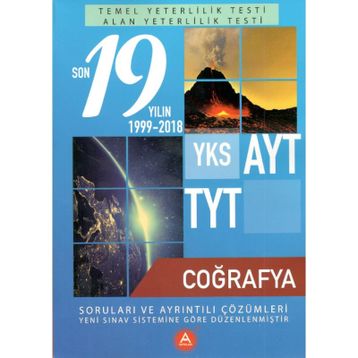 A Yayınları TYT AYT Coğrafya Son 19 Yılın Çıkmış Soruları